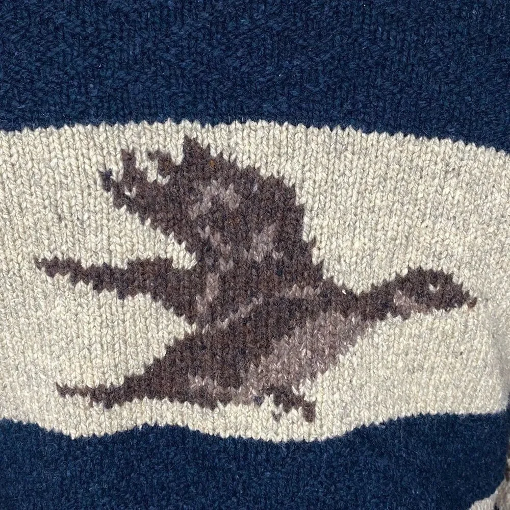 Polo Sport 1999 Vintage RL67  Hand-knit Mallard Duck Sweater